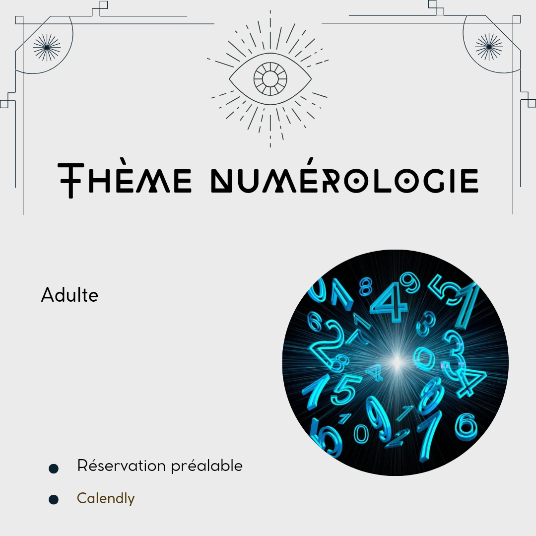 Thème Numérologie adulte